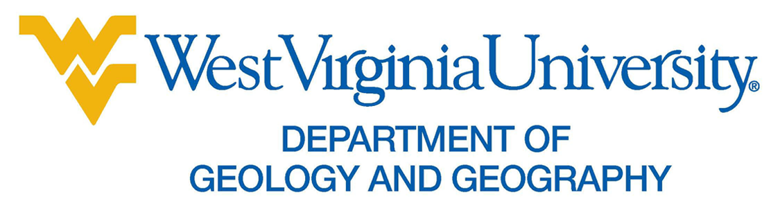 WVU Department of Geology and Geography Logo